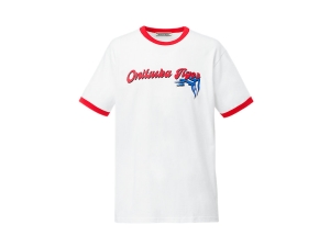 Onitsuka Tiger Grafiką Tee Białe | 782403OSR