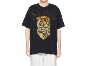 Onitsuka Tiger Grafiką Tee Czarne | 320754EXV