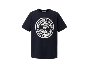Onitsuka Tiger Grafiką Tee Granatowe | 679241CAL