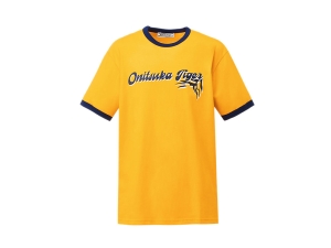 Onitsuka Tiger Grafiką Tee Żółte | 847509LNC