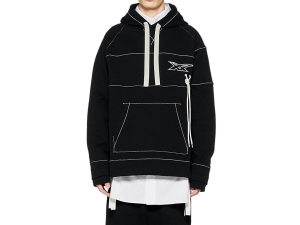 Onitsuka Tiger Hoodie Czarne | 294516AVC