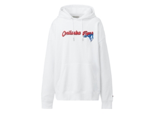 Onitsuka Tiger Hoodie Top Białe | 801624ILV