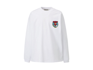 Onitsuka Tiger Ls Grafiką Tee Białe | 784931FTL