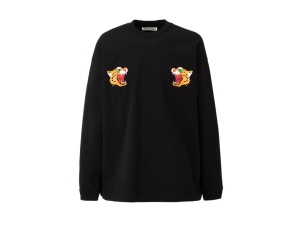Onitsuka Tiger Ls Grafiką Tee Czarne | 289031CPB
