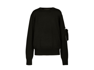Onitsuka Tiger Ls Knit Top Czarne | 124987AFI