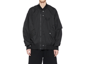 Onitsuka Tiger P Bomber Jacket Czarne | 532087OCV