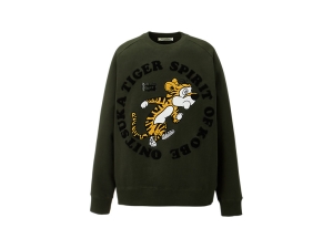 Onitsuka Tiger Sweat Top Khaki | 348501GKH
